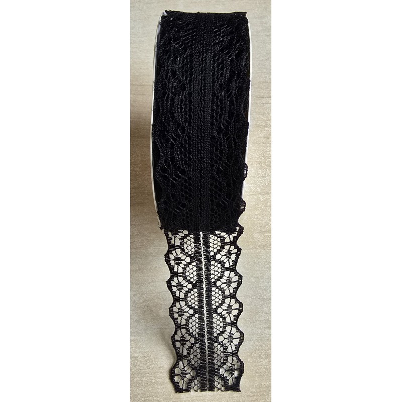 Spitzenband schwarz