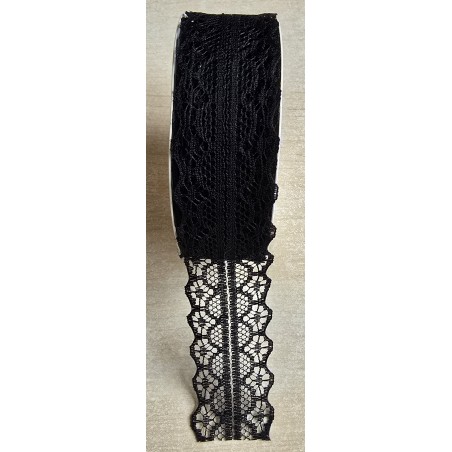Spitzenband schwarz