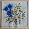 Servietten Enzian/Edelweiss