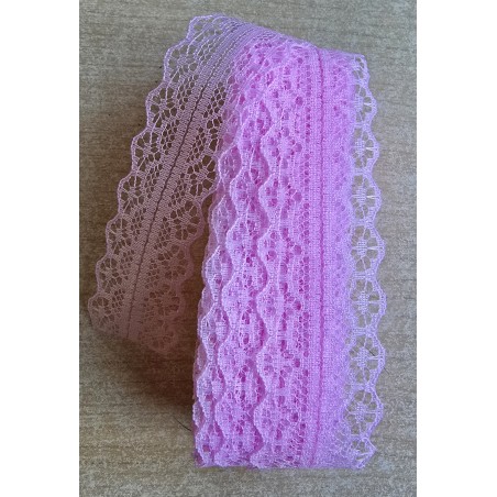 Spitzenband rosa