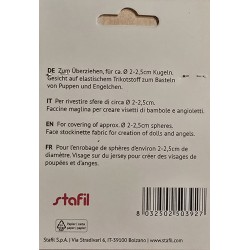 Gesicht auf Trikotstoff 4 cm