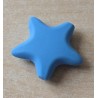 Silikon Stern Perle blau