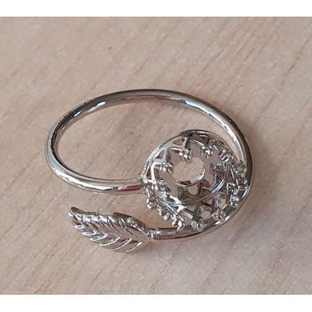 Ring mit Blatt