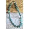 Kette mit Würfel-Perlen mint