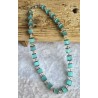 Kette mit Würfel-Perlen mint