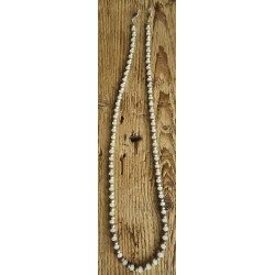 Kette Brillenhalter weiss/silber