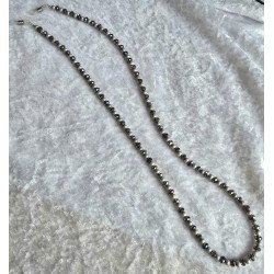 Kette Brillenhalter braun/silber