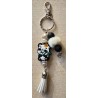 Schlüsselanhänger Panda/gelb