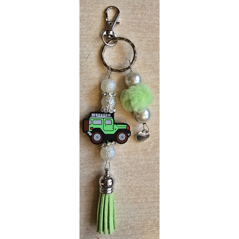 Schlüsselanhänger Jeep/grün