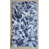 Serviette Blumen blau