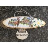 Schild " Herzlich Willkommen " Steinbock/Falke