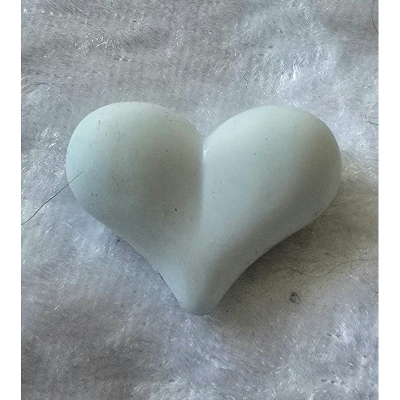 Kunststoff Perle Herz weiss