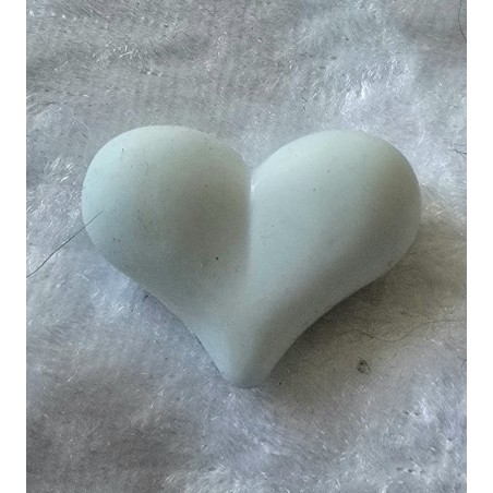 Kunststoff Perle Herz weiss