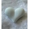 Kunststoff Perle Herz weiss