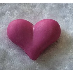 Kunststoff Perle Herz pink