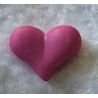 Kunststoff Perle Herz pink