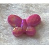 Kunststoff Perle Schmetterling pink