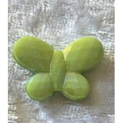 Kunststoff Perle Schmetterling hellgrün