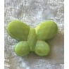 Kunststoff Perle Schmetterling hellgrün