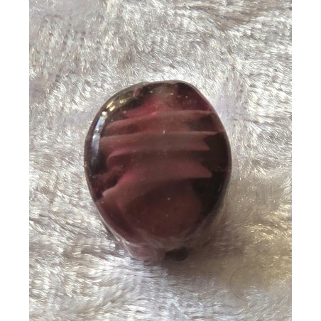 Glas Perle violette