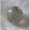 Kunststoff Perle silberfarbig