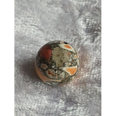 Stein Perle grau/orange