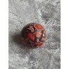 Stein Perle grau/rot