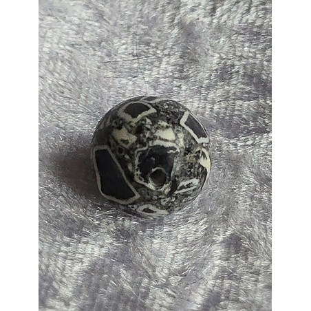 Stein Perle grau/schwarz