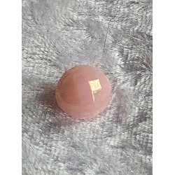 Kunststoff Perle mit Struktur rosa