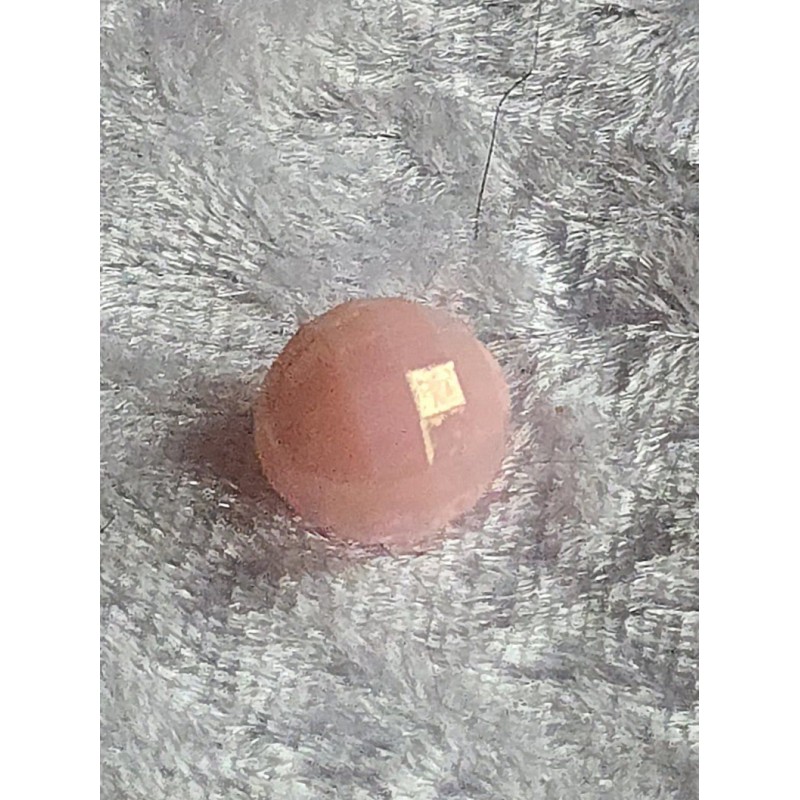 Kunststoff Perle mit Struktur rosa