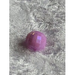 Kunststoff Perle mit Struktur lila