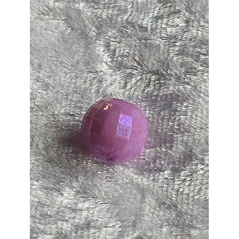 Kunststoff Perle mit Struktur lila