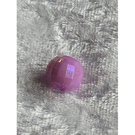Kunststoff Perle mit Struktur lila