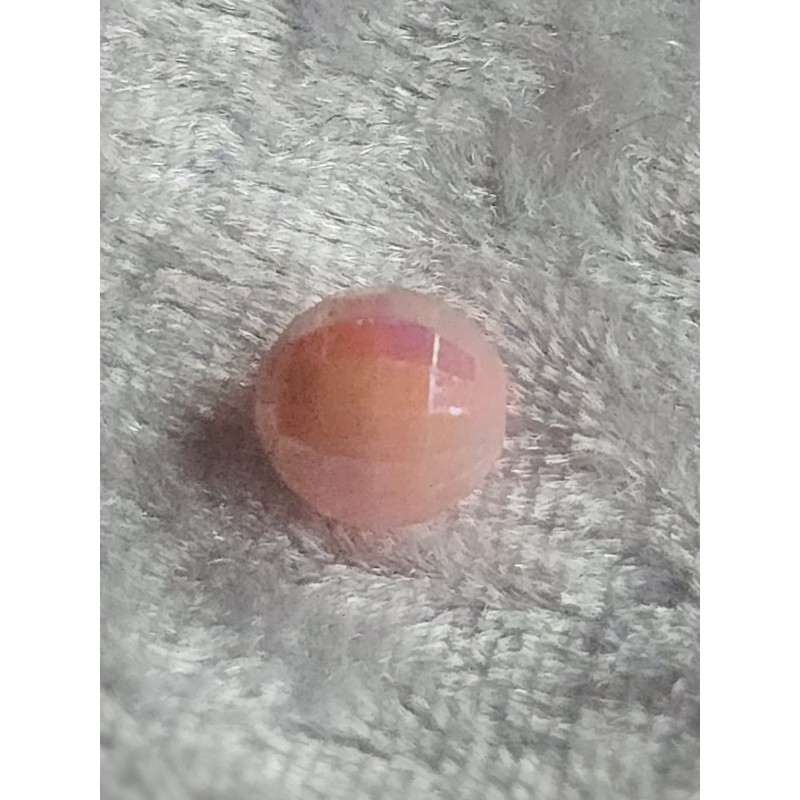 Kunststoff Perle mit Struktur rosa