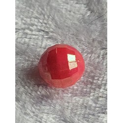 Kunststoff Perle mit Struktur pink