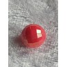 Kunststoff Perle mit Struktur pink