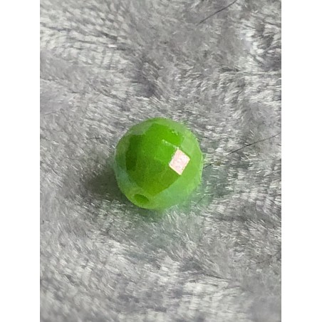 Kunststoff Perle mit Struktur grün