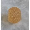 Kunststoff Perle mit Struktur apricot