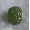 Kunststoff Perle mit Struktur olive