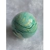 Kunststoff Perle Kugel mint/gelb