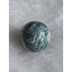 Kunststoff Perle Kugel petrol/gelb/mint