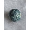 Kunststoff Perle Kugel petrol/gelb/mint