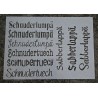 Schablone "Schnuderlumpä"