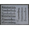 Schablone " Mannehandtäsche "