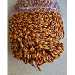 Paracord orange/gelb/rot/schwarz