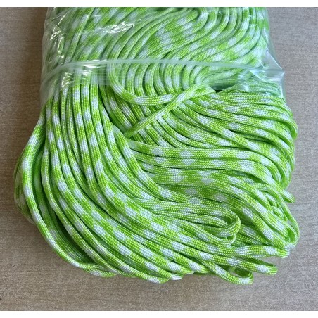 Paracord hellgrün/weiss