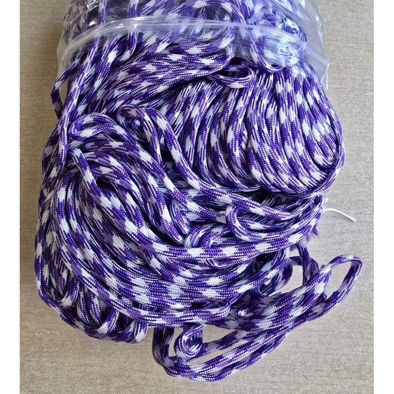 Paracord violette/weiss