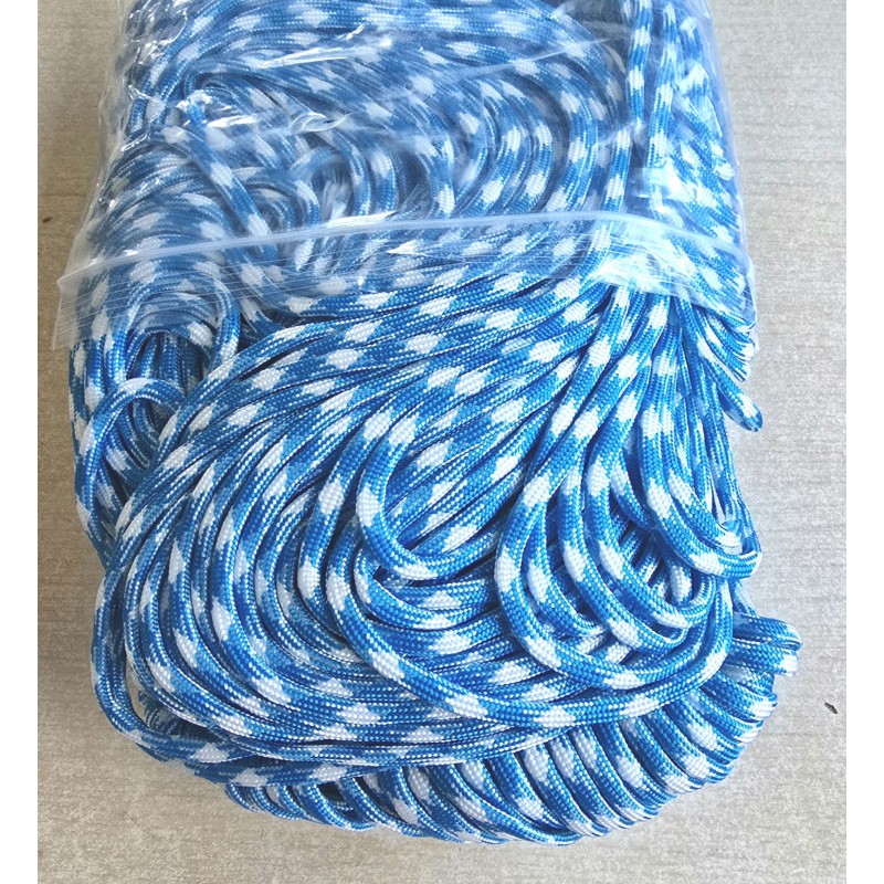 Paracord türkis/weiss