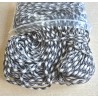 Paracord weiss/grau/schwarz