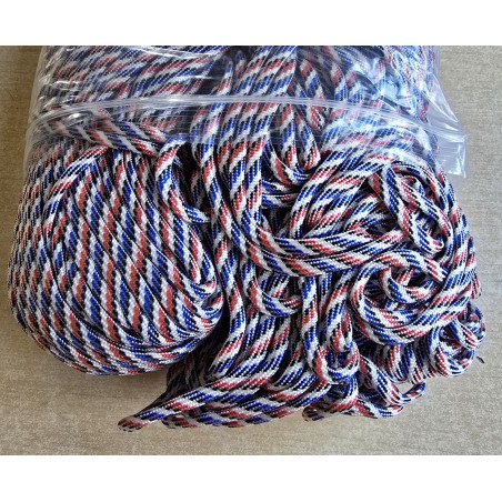 Paracord blau/rot/weiss/schwarz